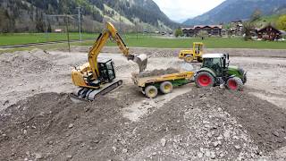 Grossenbacher Alain Aushub mit CAT 312 E [upl. by Nehgem270]