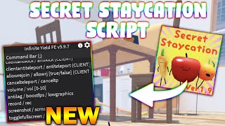 NEW Secret Staycation Script PASTEBIN 2024 ADMIN COMMANDS [upl. by Aivital951]