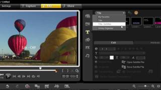 Adding Subtitles  VideoStudio Pro X3 [upl. by Nanyk243]