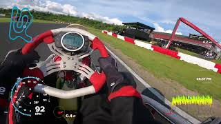 Some Laps At Roskilde Racing Center  Rotax Senior [upl. by Oralla]