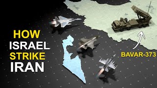 How Israel Strikes Irans Military Targets israel iran [upl. by Bartlett780]