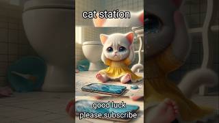 Lumies phone dropped 🙀cat story ai catlover cutecataicat [upl. by Rekyr287]