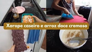 Xarope caseiro poderoso para gripe como eu passo as camisetas e arroz doce delicia NolardaGi [upl. by Akenit]