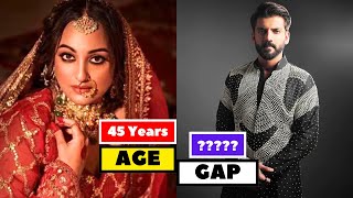 Shocking Age Difference Between Sonakshi Sinha amp Zaheer Iqbal  Sonakshi Sinha Wedding Details Pics [upl. by Arnold]