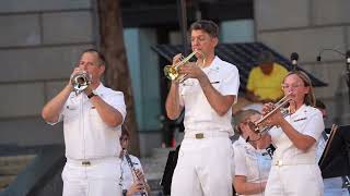 US Navy Band Concert on the Avenue with the Sea Chanters August 2 2022 [upl. by Latsyrd]