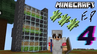 EP4 Making sugarcane farm in GAMA KINGDOM Mincraft bedrock edition minecraft bedrock sugarcane [upl. by Arella974]