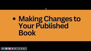 How to Make Changes to Your Published Book on Amazon Editing and Republishing Guide [upl. by Nowtna882]