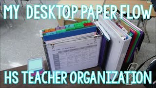 My Teacher Desktop Paperflow  Teacher Organization [upl. by Esirtal]