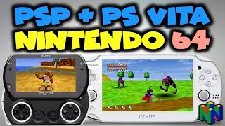 PSPPS VITA DaedalusX64 v118 UPDATE N64 Emulator Test [upl. by Amrac]