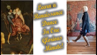 Turbo Renaissance Dance Lesson  The Contessas Quickies [upl. by Leid]