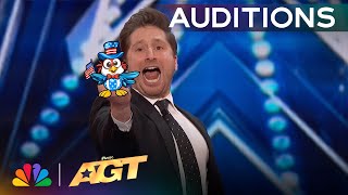 Chris Wilson Brings The MOST Epic Magic EVER  Auditions  AGT 2024 [upl. by Larner238]