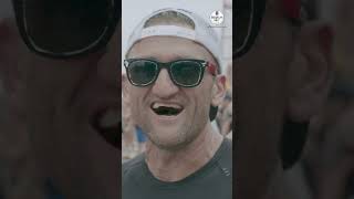 Casey Neistat amp 25000 Runners Celebrate Crossing the RBC Brooklyn Half Finish Line [upl. by Ewell]