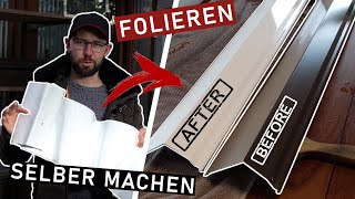 Selber FOLIEREN  Küchenfronten und Möbel [upl. by Nhar]