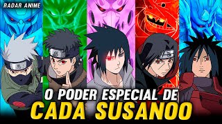 O PODER ESPECIAL DE CADA SUSANOO EM NARUTO [upl. by Fagin]