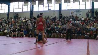 200708 Cornell Wrestling EIWA Tournament Mike Rodriguez vs Greg Hart Bucknell [upl. by Gnirps122]