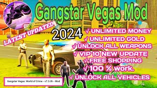 Gangstar Vegas Mod Apk V730h 2024 –♥️ UNLIMITED MONEY ♥️Unlock VIP 10♥️ [upl. by Ahsuat40]