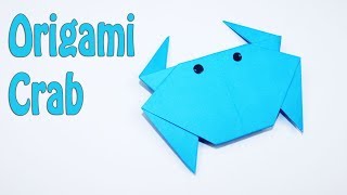 How to Make a Paper Crab  Origami Crab Tutorial for begginers [upl. by Binah]