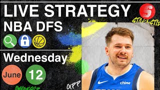 NBA DFS Strategy Wednesday 61224  DraftKings amp FanDuel NBA Lineup Picks [upl. by Jessa]