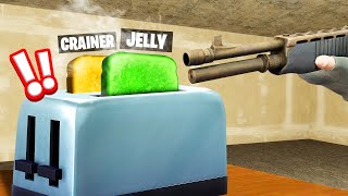 Hiding As TOAST In Prop Hunt Garry’s Mod [upl. by Ahsieyn]