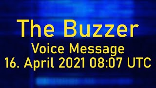 UVB76 The Buzzer Voice Message 16 April 2021 0807 UTC [upl. by Turoff]