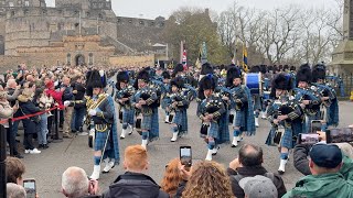 The Brave and Proud are Marching 2024 Remembrance Day Parade Edinburgh Scotland [upl. by Hannad525]