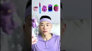 🍇🍆💜🎧ASMR Purplethemed Mukbang  Perfect for Sleepimmersive asmr [upl. by Lupien]