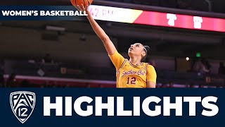 No 10 USC vs Arizona State Womens Basketball Highlights  202324 Season [upl. by Roland]