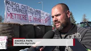 Protesta trattori unaltra giornata di manifestazioni a Bettolle [upl. by Gusba]