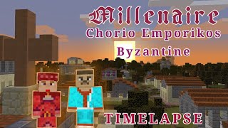 Timelapse Millenaire Minecraft  Byzantine Chorio Emporikos [upl. by Asilegna]