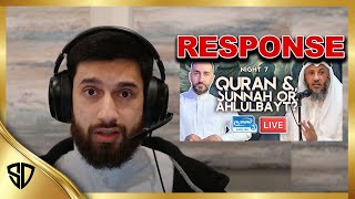 Response  Quran amp Sunnah or Ahlulbayt  Ammar Nakshawani [upl. by Kass]