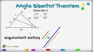 Angle Bisector Theorem [upl. by Amoakuh856]