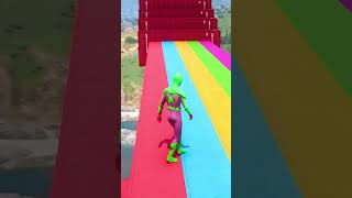 GTA 5 Epic Water Ragdolls  SpiderMan Jumps  Fails ep2557 shorts [upl. by Dasa]