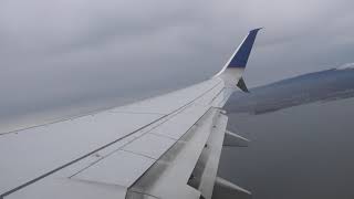 United Airlines 309  San Francisco SFO to Washington DC IAD  Boeing 737900  Takeoff Rwy 01R [upl. by Lyrac554]