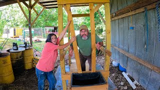 How To Build A Cow Milking Stanchion For Beginners [upl. by Hoffer420]