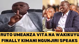 KWISHA Wewe Ruto Ni Mnyama na Umeanza Vita na Wakikuyu Kimani Ngunjiri Speaks After Gachagua Fired [upl. by Nicram329]