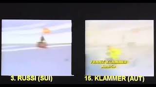 Klammer Russi side by side Comparison Olympic Downhill Race 1976 Innsbruck [upl. by Amuwkuhc]