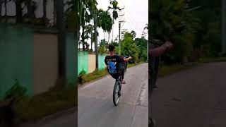 Cycle Wheelie ☠️ short video mtb cycle cycle life AritraRider subscriber support please [upl. by Erie792]