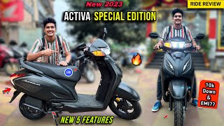 Finally 😱 Honda Activa OBD2 Special Edition Ride Review New Model 2023  Price Mileage Features Emi [upl. by Eurydice227]