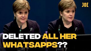 Nicola Sturgeon gets grilled during Covid Inquiry crossexamination [upl. by Anwahsiek799]