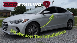 LIVE Hyundai Elantra 5 Window Tint [upl. by Llovera]