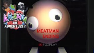 The Meatman Ending In Amanda The Adventurer 2023 Horror Game [upl. by Weig]