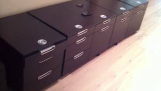 ikea galant file cabinet assembly service video in DC MD VA by Furniture assembly experts LLC [upl. by Derinna]