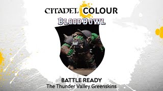 How to Paint Blood Bowl Battle Ready Thunder Valley Greenskins [upl. by Yseulta]