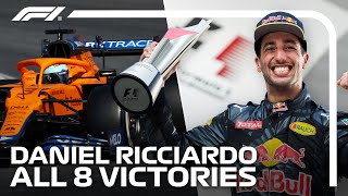 EVERY Daniel Ricciardo Win Of His F1 Career [upl. by Nahsar]