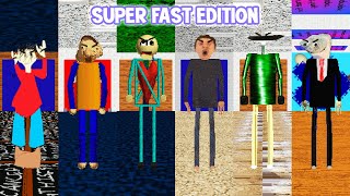 Everyone of Baldis Swapped Basics SUPER FAST MODE  All Perfect 2 [upl. by Oniuqa962]