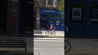 Another Mad Cyclist Sauchiehall Street Glasgow Scotland UK [upl. by Horatia]