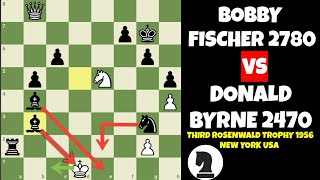 Donald Byrne vs Bobby Fischer  Third Rosenwald Trophy 1956 New York USA [upl. by Puna395]