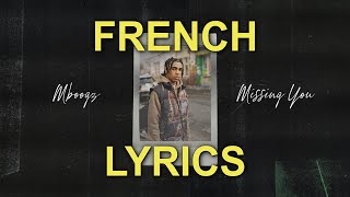 Mboogz  Missing You French Lyric Video [upl. by Ornie]