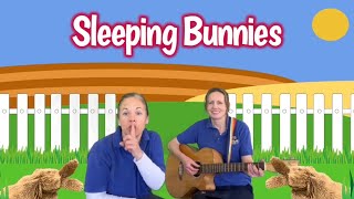 Sleeping Bunnies  Hop Little Bunnies with lyrics  Musical Mayhem [upl. by Essiralc]