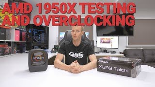 173  AMD Threadripper 1950X Quick look and Overclocking to 41Ghz [upl. by Cleopatre]